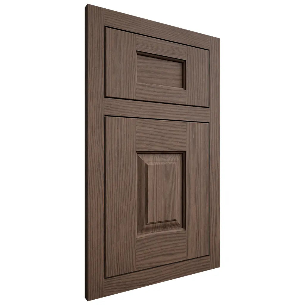 Shiloh Cabinetry Flush Inset Summit White Oak Plain Cut Mineral Door