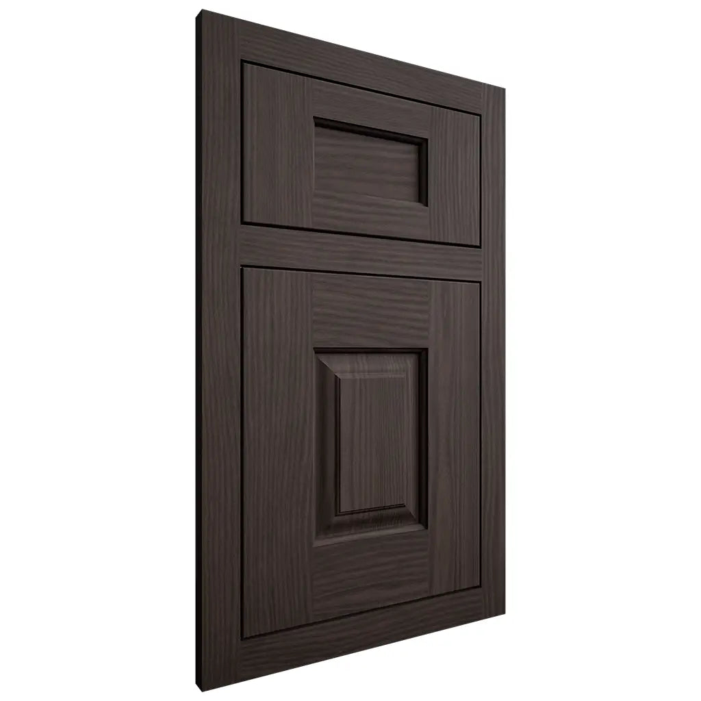 Shiloh Cabinetry Flush Inset Summit White Oak Plain Cut Morel Door