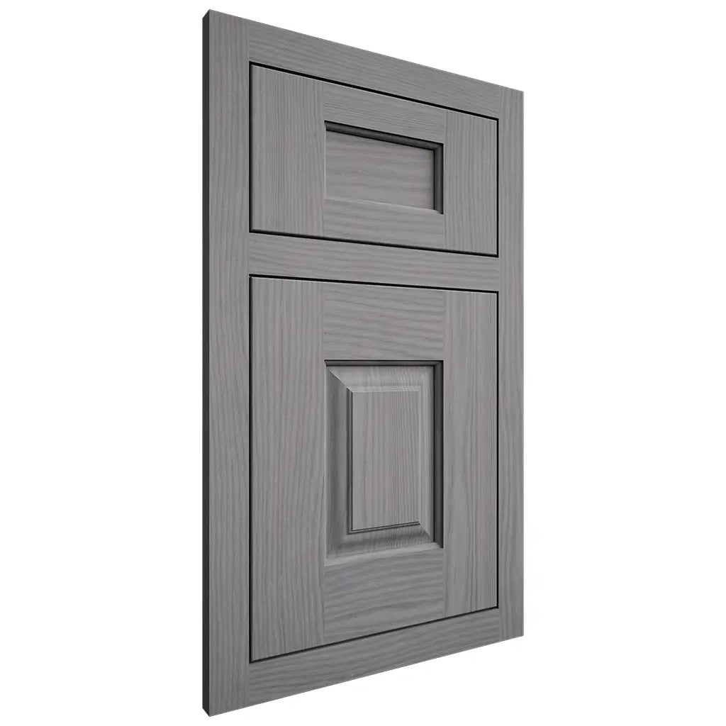 Shiloh Cabinetry Flush Inset Summit White Oak Plain Cut Sterling Door