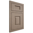 Shiloh Cabinetry Flush Inset Summit White Oak Quarter Sawn Almond Door