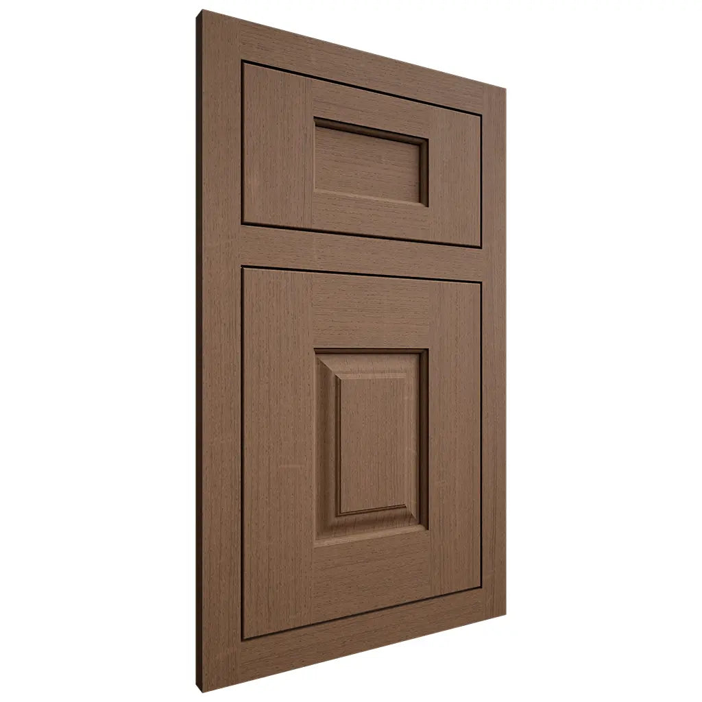 Shiloh Cabinetry Flush Inset Summit White Oak Quarter Sawn Autumn Door