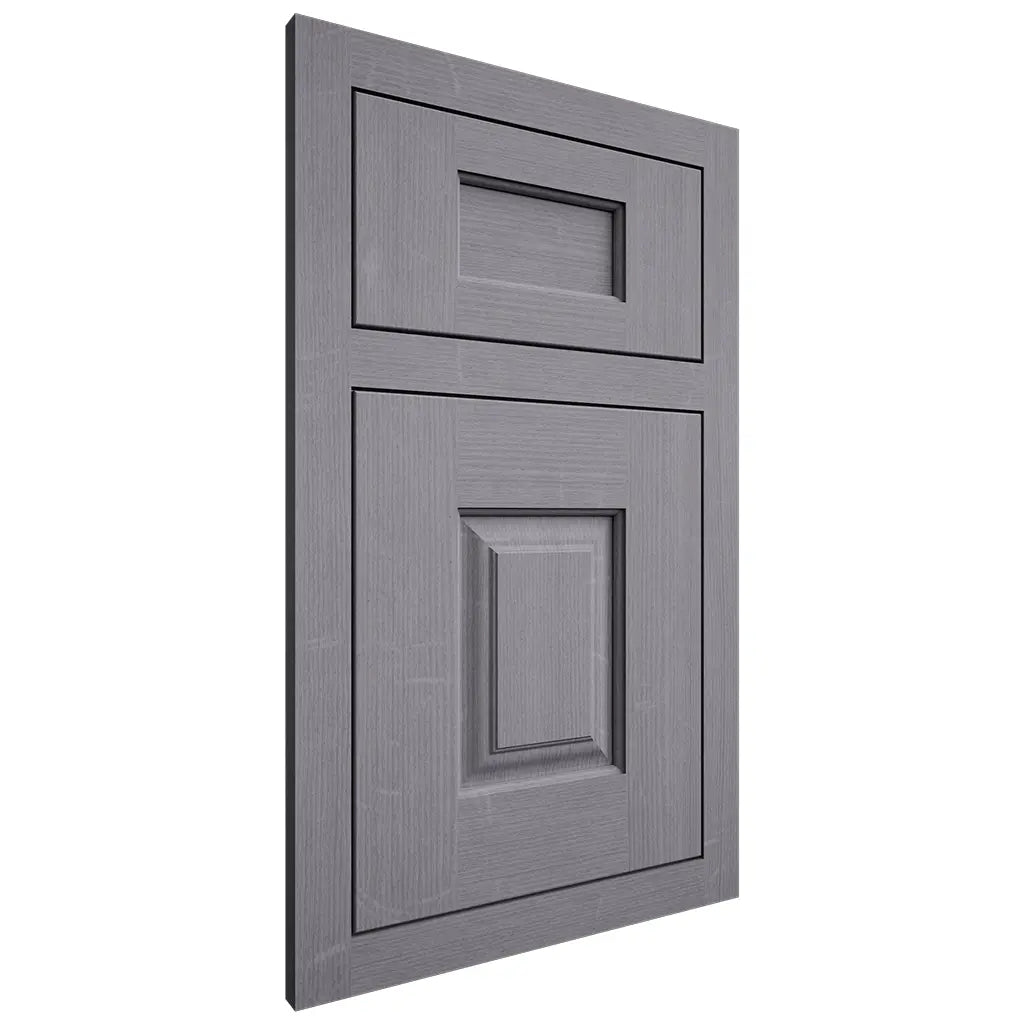 Shiloh Cabinetry Flush Inset Summit White Oak Quarter Sawn Cadet Door