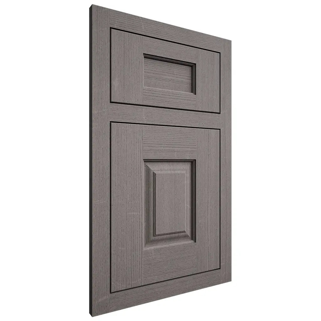 Shiloh Cabinetry Flush Inset Summit White Oak Quarter Sawn Flagstone Door