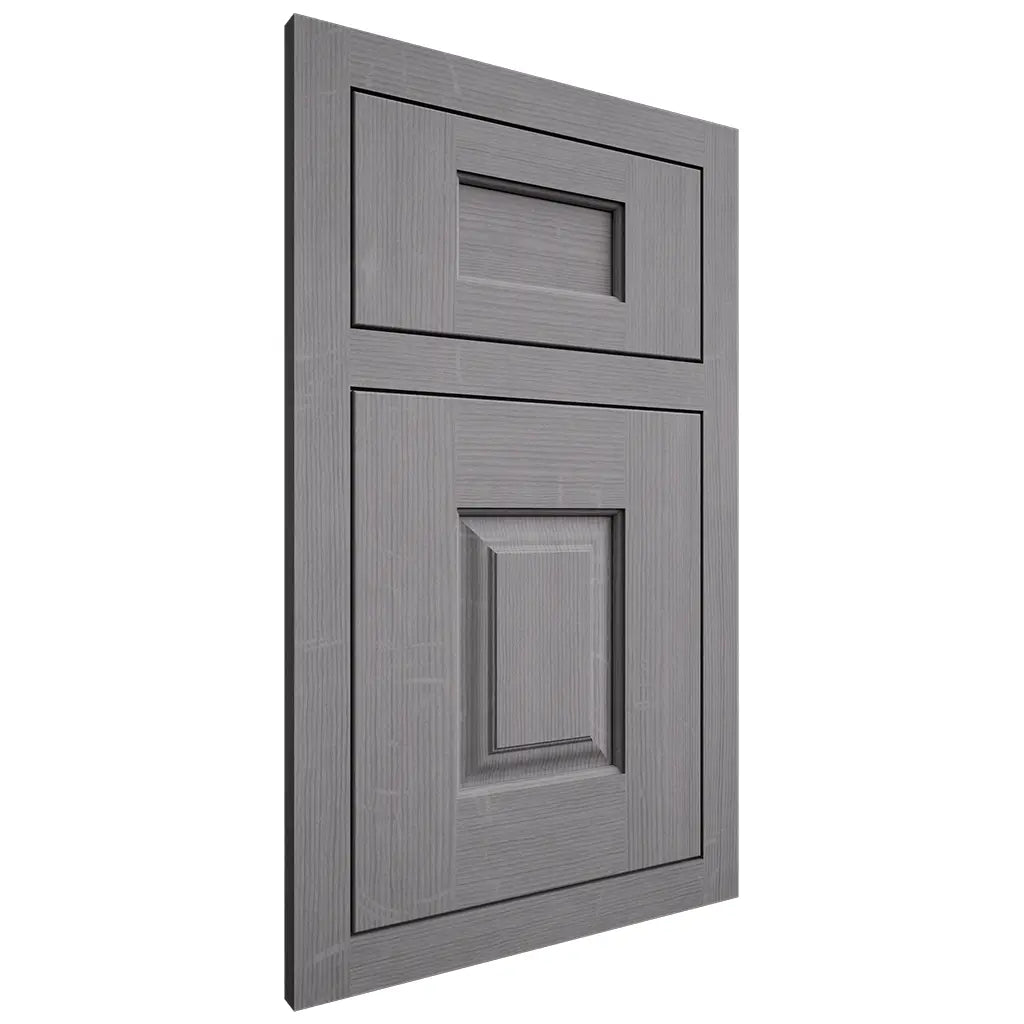 Shiloh Cabinetry Flush Inset Summit White Oak Quarter Sawn Sterling Door