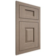 Shiloh Cabinetry Flush Inset Summit White Oak Rift Cut Almond Door