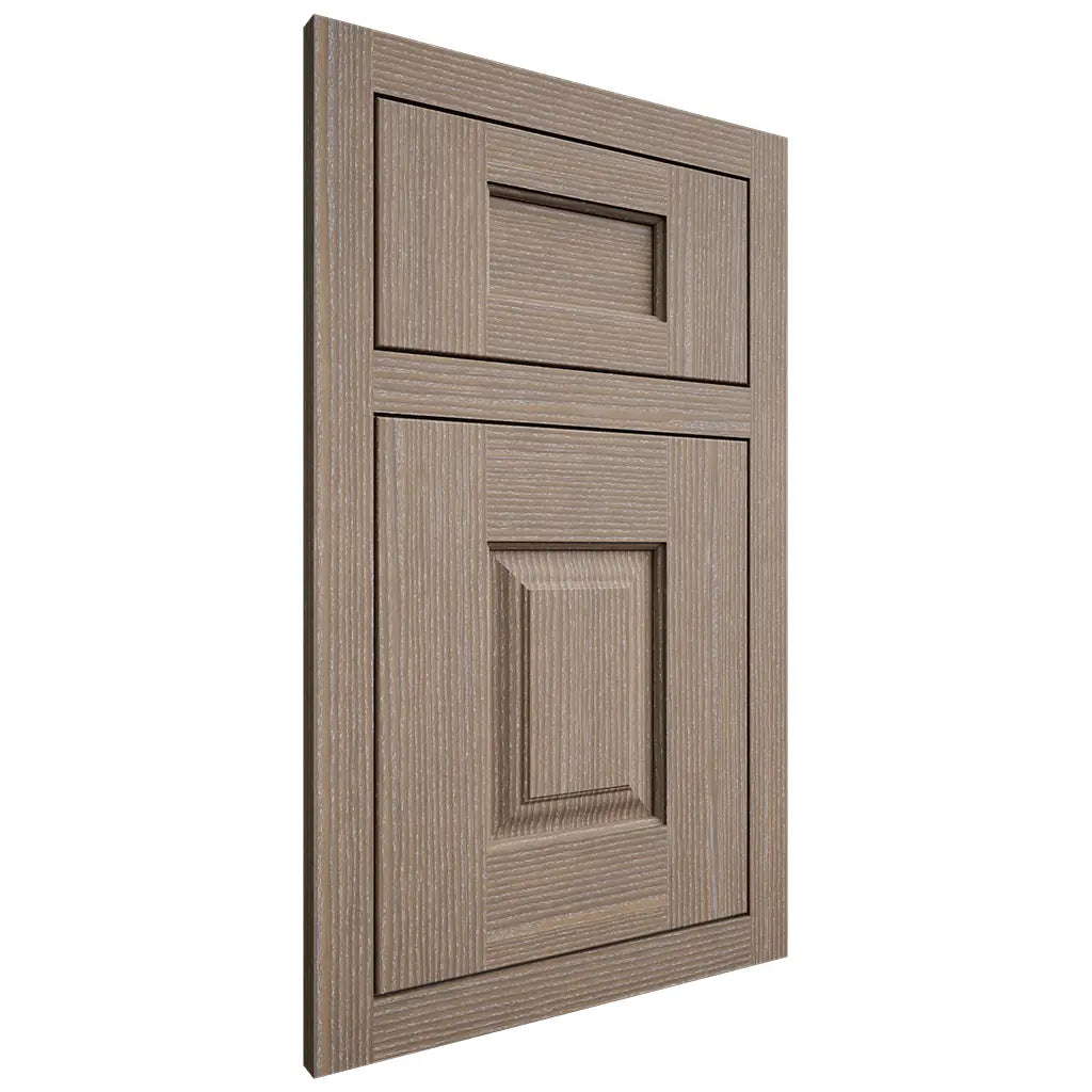 Shiloh Cabinetry Flush Inset Summit White Oak Rift Cut Almond Door