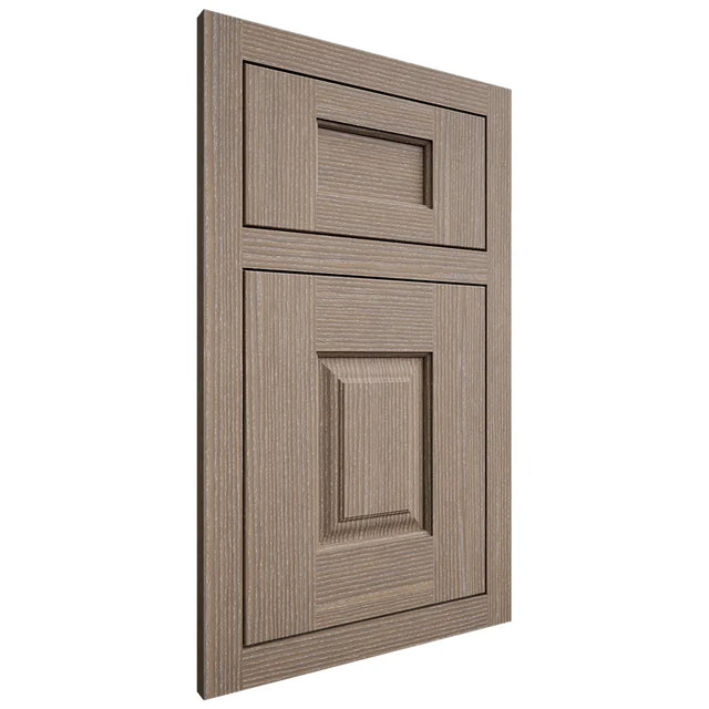 Shiloh Cabinetry Flush Inset Summit White Oak Rift Cut Almond Door