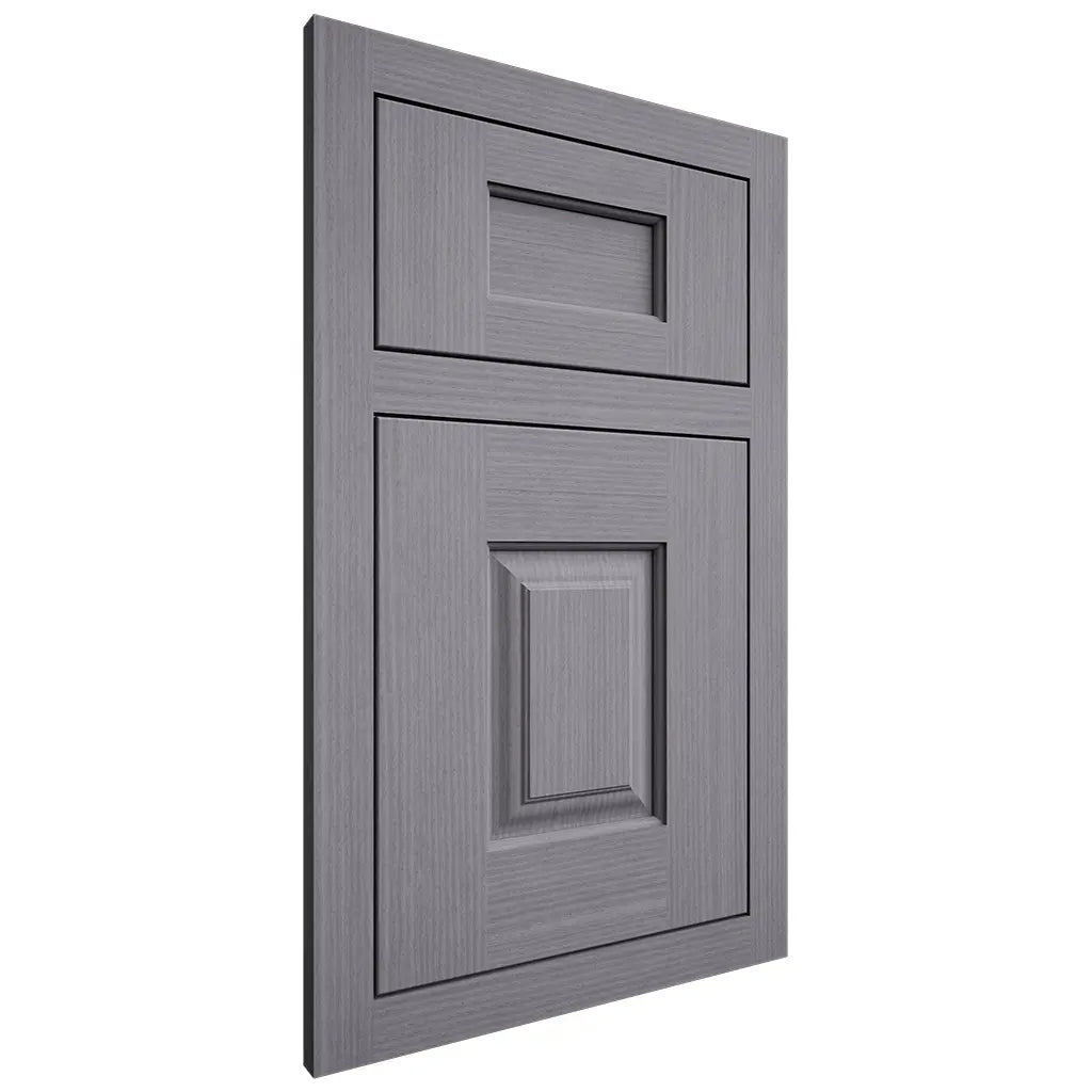 Shiloh Cabinetry Flush Inset Summit White Oak Rift Cut Cadet Door