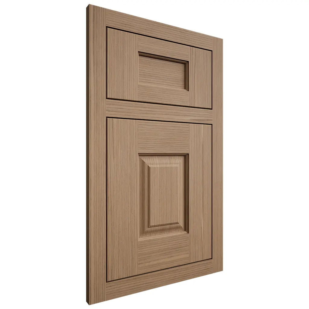 Shiloh Cabinetry Flush Inset Summit White Oak Rift Cut Natural Door