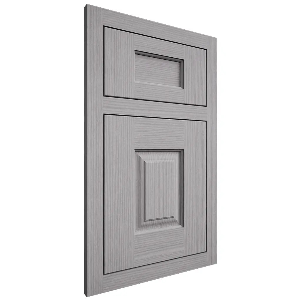 Shiloh Cabinetry Flush Inset Summit White Oak Rift Cut Stratus Door