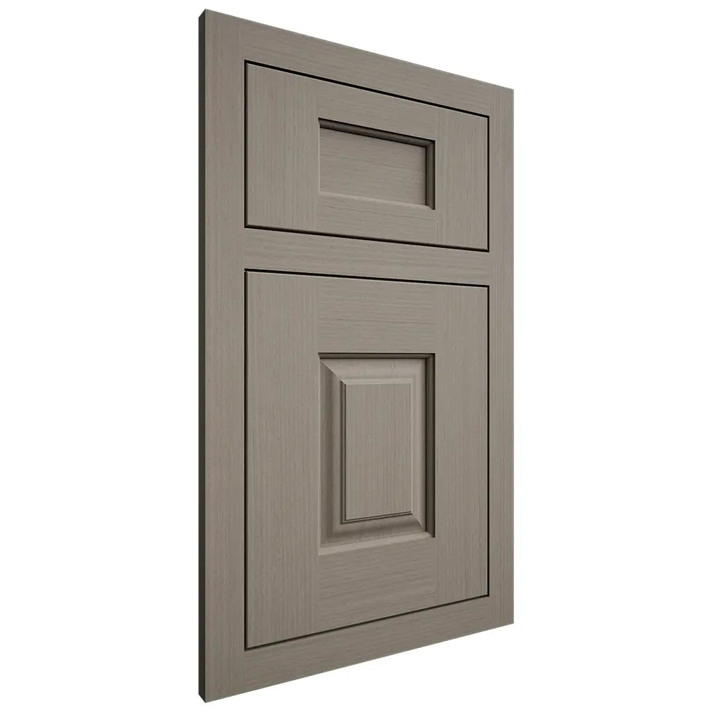 Shiloh Cabinetry Flush Inset Summit White Oak Rift Cut Thyme Door