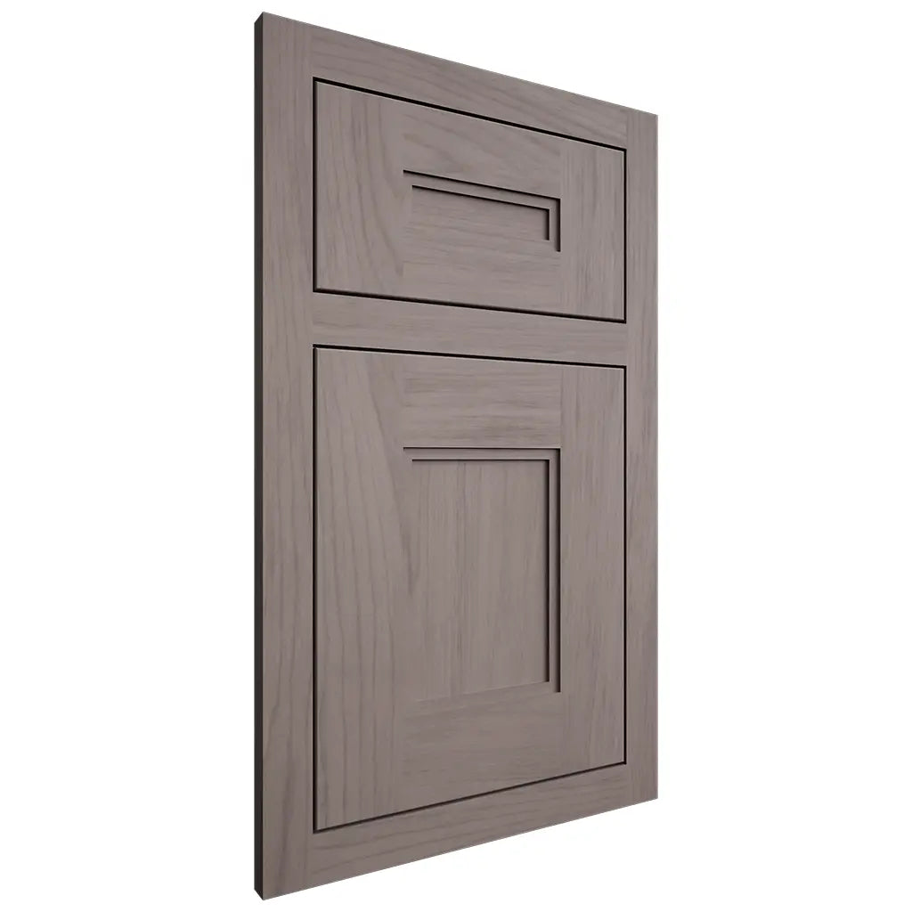 Shiloh Cabinetry Flush Inset Tahoe Alder Plain Cut Stonehenge Door