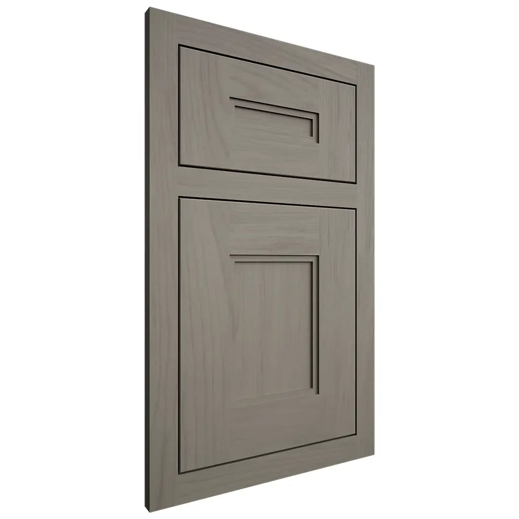 Shiloh Cabinetry Flush Inset Tahoe Alder Plain Cut Thyme Door