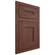 Shiloh Cabinetry Flush Inset Tahoe Cherry Plain Cut Bourbon Door