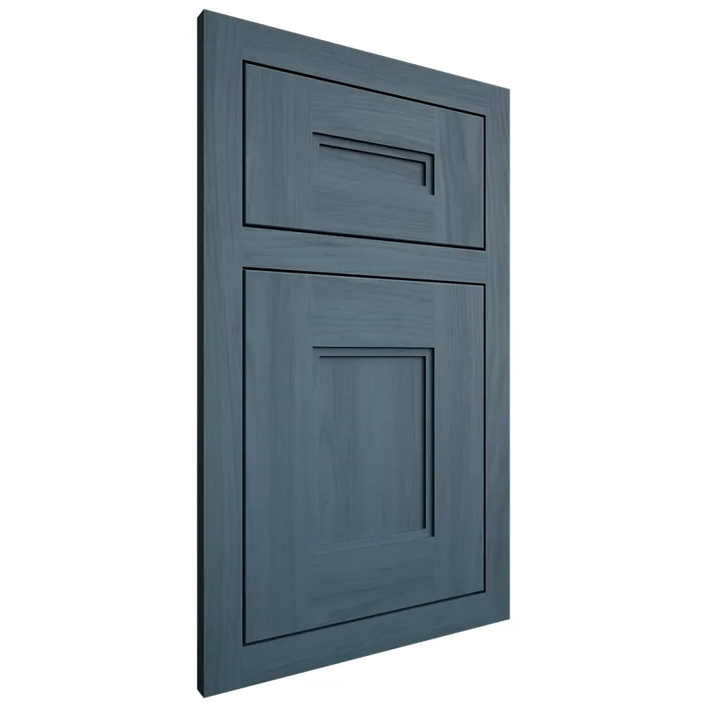 Shiloh Cabinetry Flush Inset Tahoe Hickory Plain Cut Hudson Door