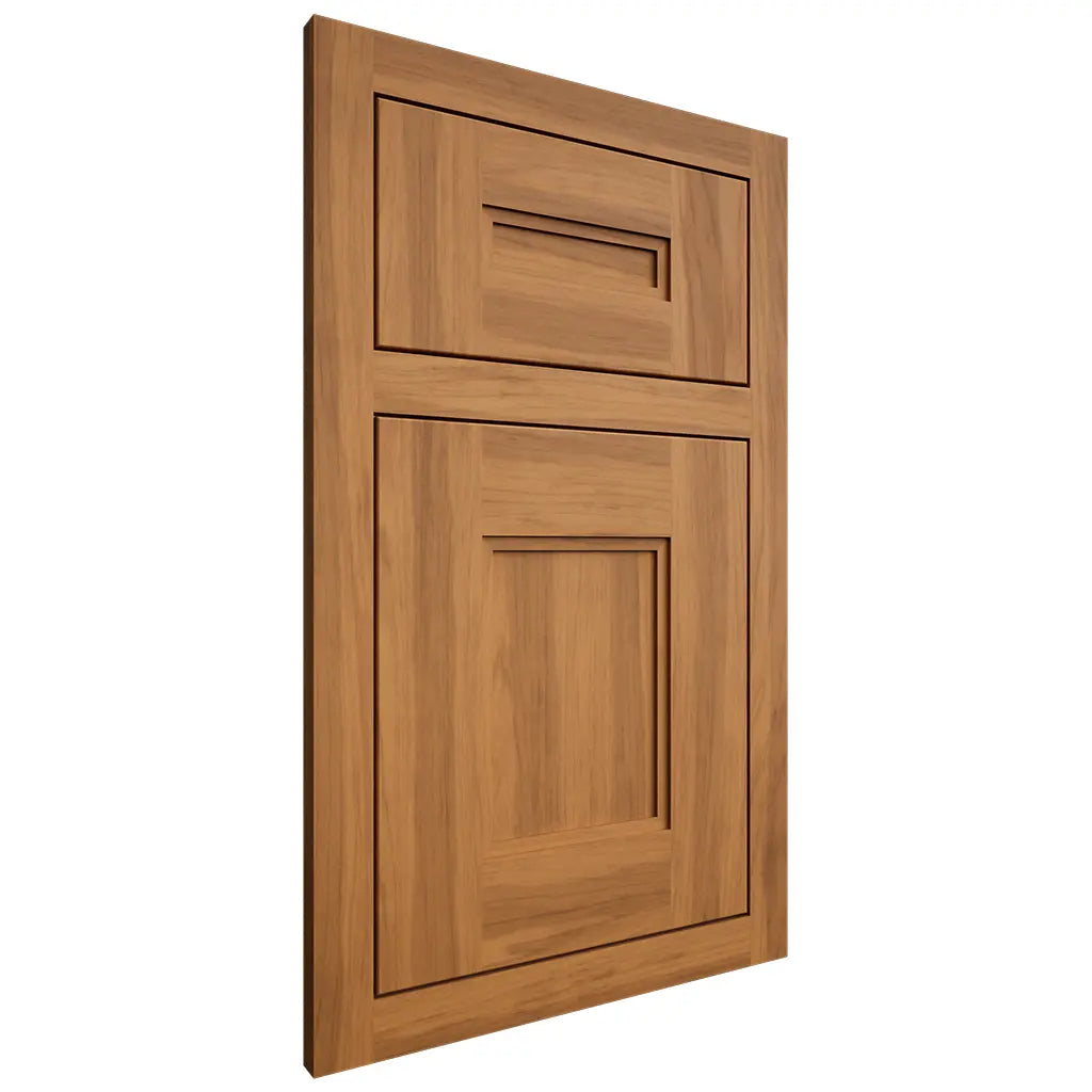 Shiloh Cabinetry Flush Inset Tahoe Hickory Plain Cut Medium Door