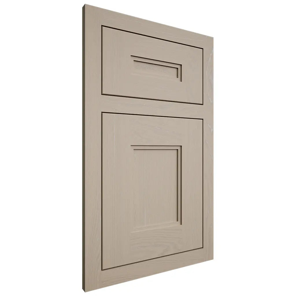 Shiloh Cabinetry Flush Inset Tahoe Maple Plain Cut Pebble Door