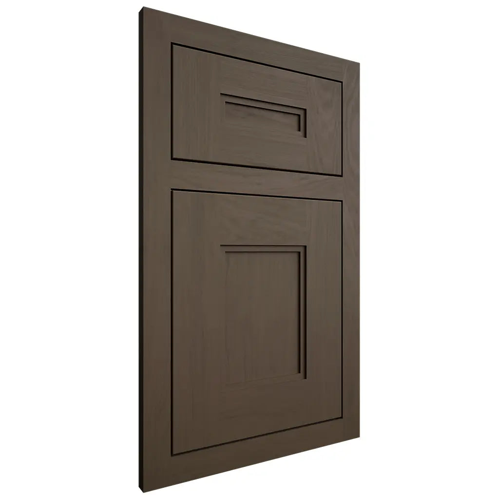 Shiloh Cabinetry Flush Inset Tahoe Maple Plain Cut Perfect Brown Door