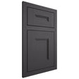 Shiloh Cabinetry Flush Inset Tahoe Poplar Plain Cut Cadet Door
