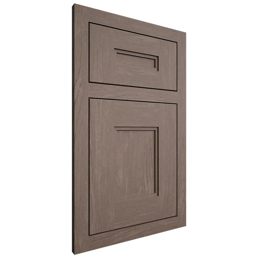 Shiloh Cabinetry Flush Inset Tahoe Poplar Plain Cut River Rock Door