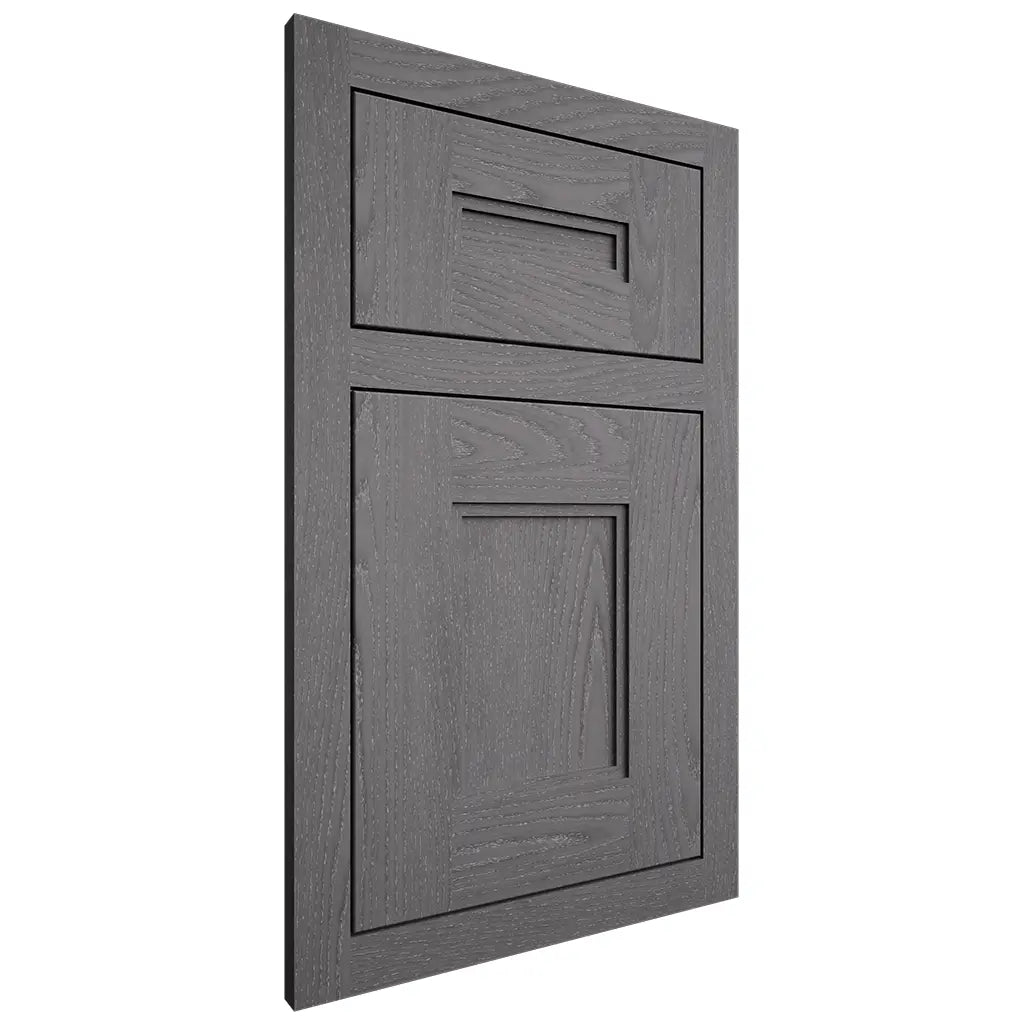 Shiloh Cabinetry Flush Inset Tahoe Red Oak Plain Cut Cadet Door
