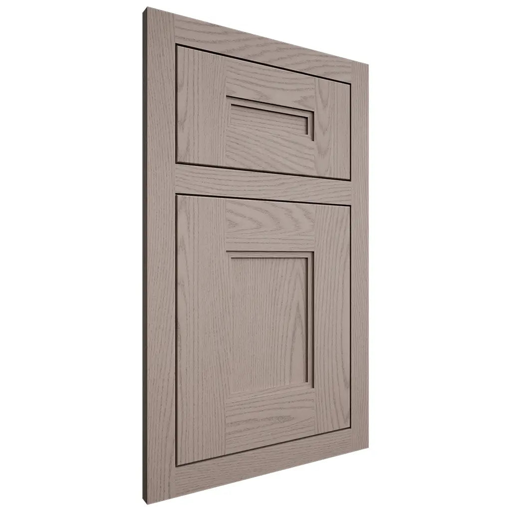 Shiloh Cabinetry Flush Inset Tahoe Red Oak Plain Cut Sterling Door