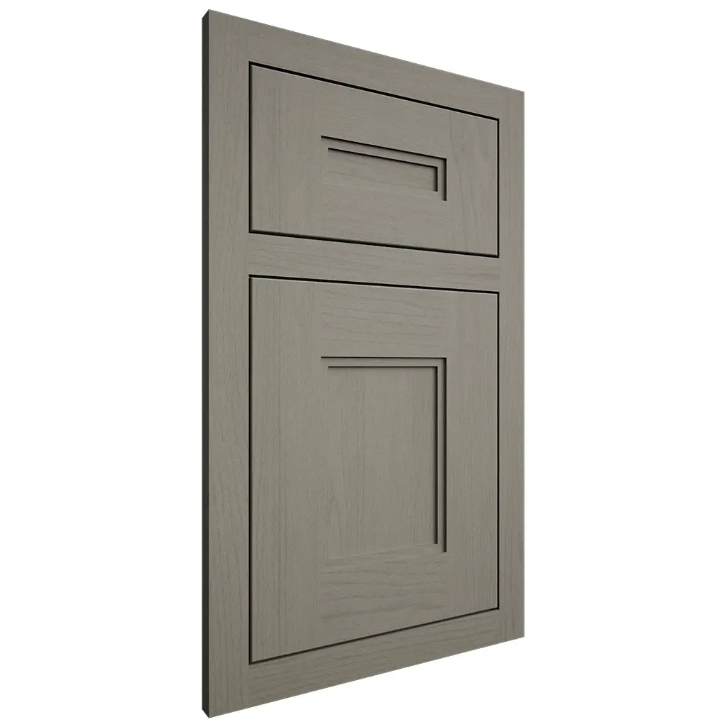 Shiloh Cabinetry Flush Inset Tahoe Walnut Plain Cut Thyme Door
