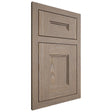 Shiloh Cabinetry Flush Inset Tahoe White Oak Plain Cut Almond Door
