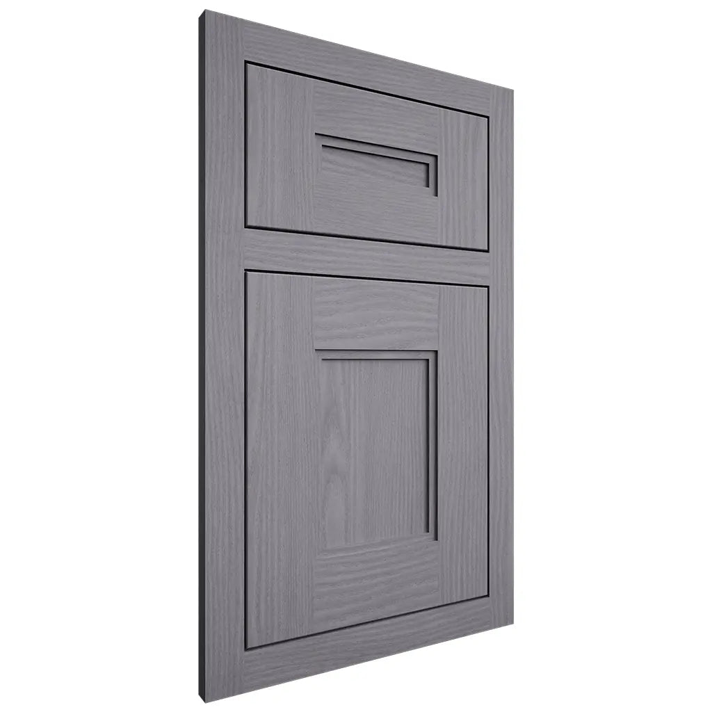 Shiloh Cabinetry Flush Inset Tahoe White Oak Plain Cut Cadet Door