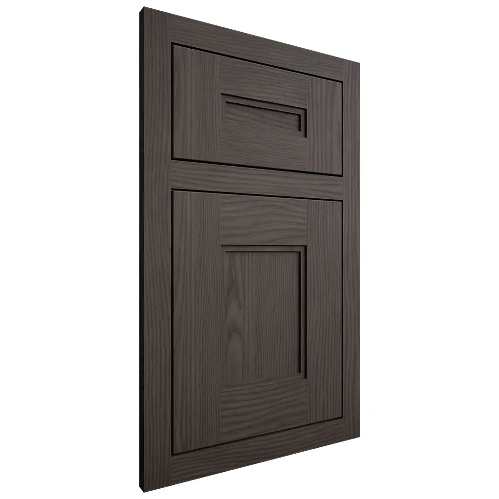 Shiloh Cabinetry Flush Inset Tahoe White Oak Plain Cut Creekside Door