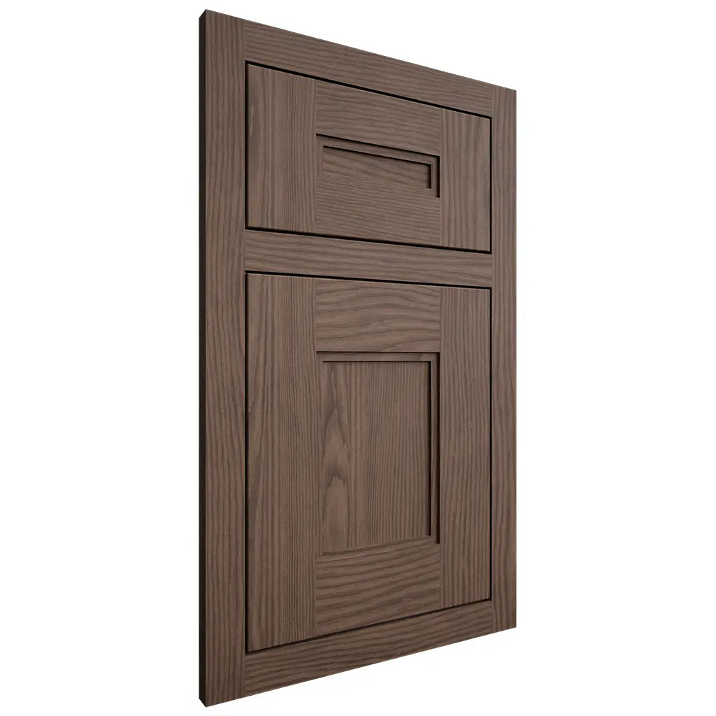 Shiloh Cabinetry Flush Inset Tahoe White Oak Plain Cut Mineral Door