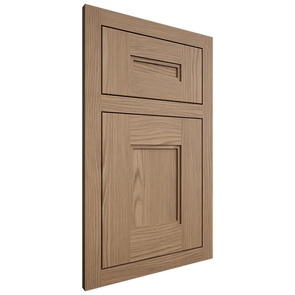 Shiloh Cabinetry Flush Inset Tahoe White Oak Plain Cut Natural Door