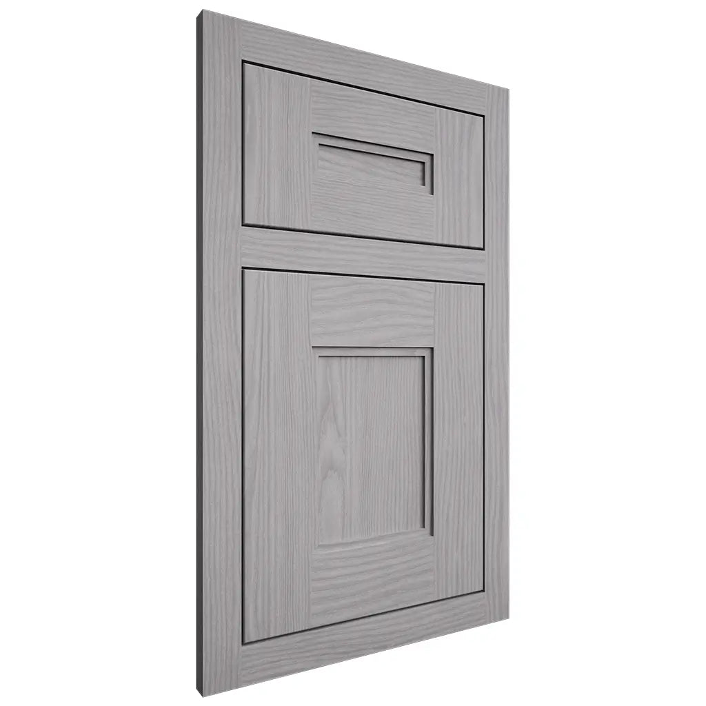Shiloh Cabinetry Flush Inset Tahoe White Oak Plain Cut Stratus Door