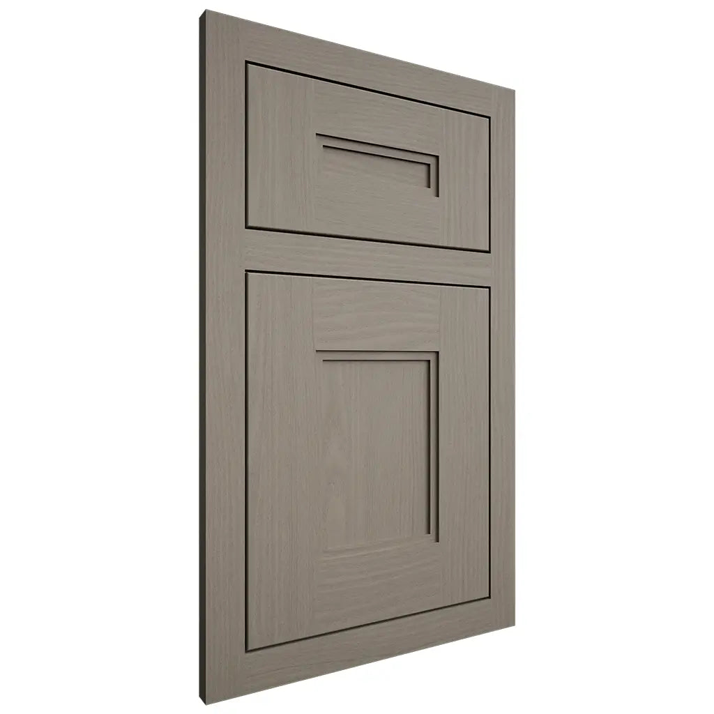 Shiloh Cabinetry Flush Inset Tahoe White Oak Plain Cut Thyme Door