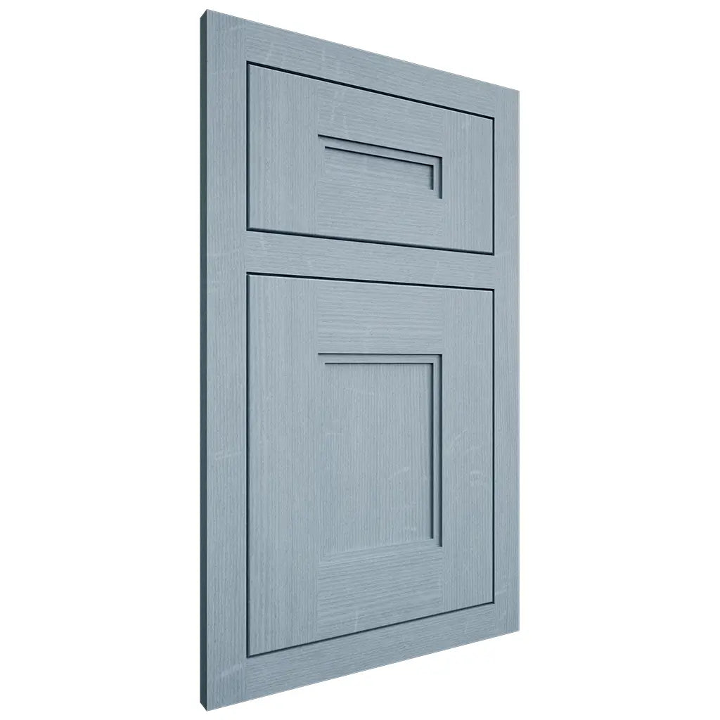 Shiloh Cabinetry Flush Inset Tahoe White Oak Quarter Sawn Sky Door