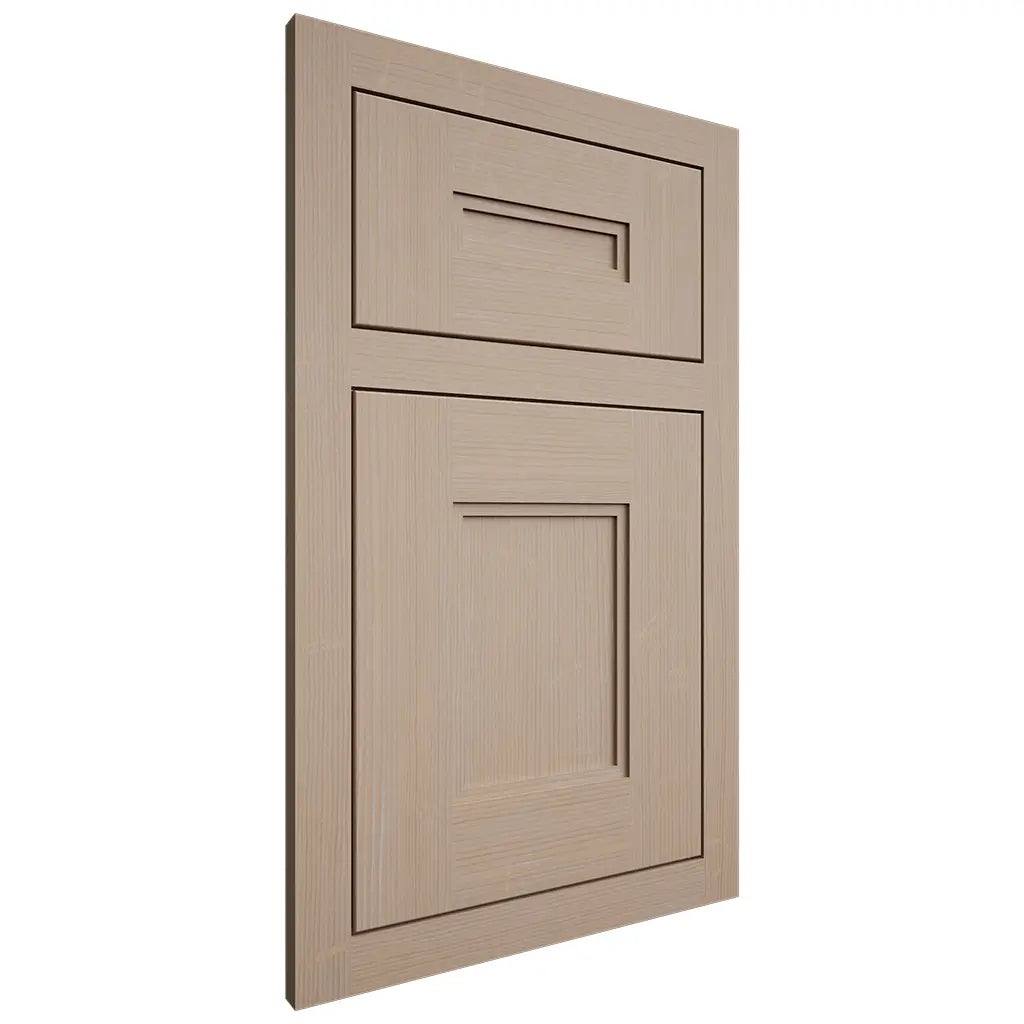 Shiloh Cabinetry Flush Inset Tahoe White Oak Quarter Sawn Straw Door
