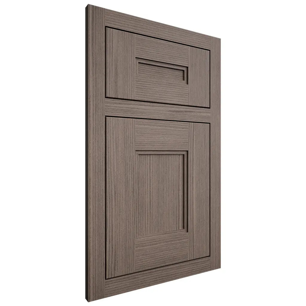 Shiloh Cabinetry Flush Inset Tahoe White Oak Rift Cut Clay Door
