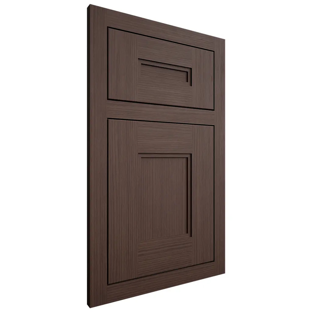 Shiloh Cabinetry Flush Inset Tahoe White Oak Rift Cut Dusk Door