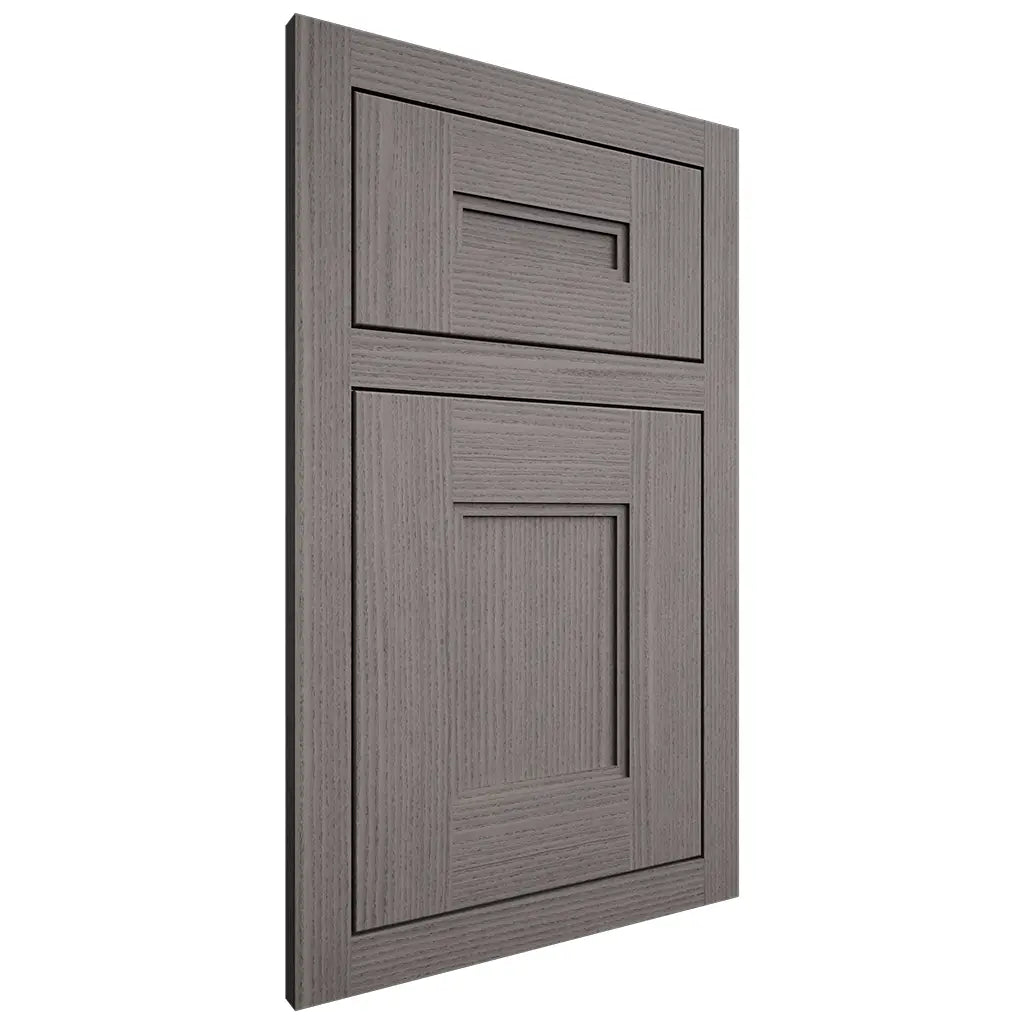 Shiloh Cabinetry Flush Inset Tahoe White Oak Rift Cut Flagstone Door