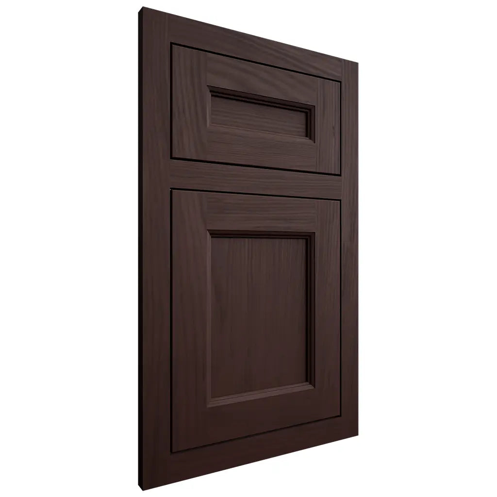 Shiloh Cabinetry Flush Inset Ward Alder Plain Cut Bistre Door
