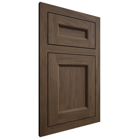 Shiloh Cabinetry Flush Inset Ward Alder Plain Cut Caviar Door