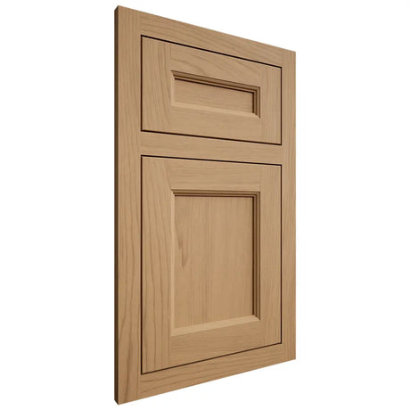 Shiloh Cabinetry Flush Inset Ward Alder Plain Cut Natural Door