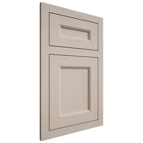 Shiloh Cabinetry Flush Inset Ward Alder Plain Cut White Sands Door