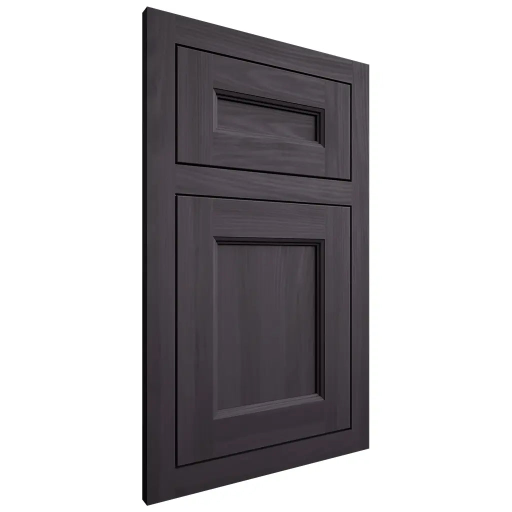 Shiloh Cabinetry Flush Inset Ward Hickory Plain Cut Harbor Door