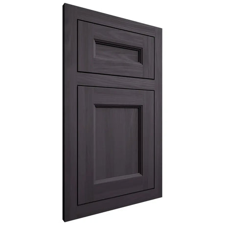 Shiloh Cabinetry Flush Inset Ward Hickory Plain Cut Harbor Door