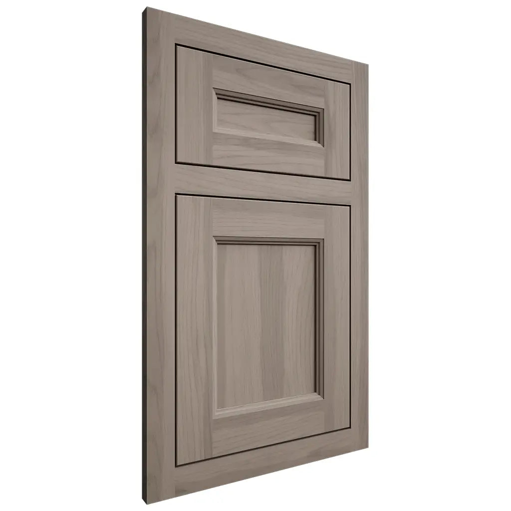 Shiloh Cabinetry Flush Inset Ward Hickory Plain Cut Sterling Door