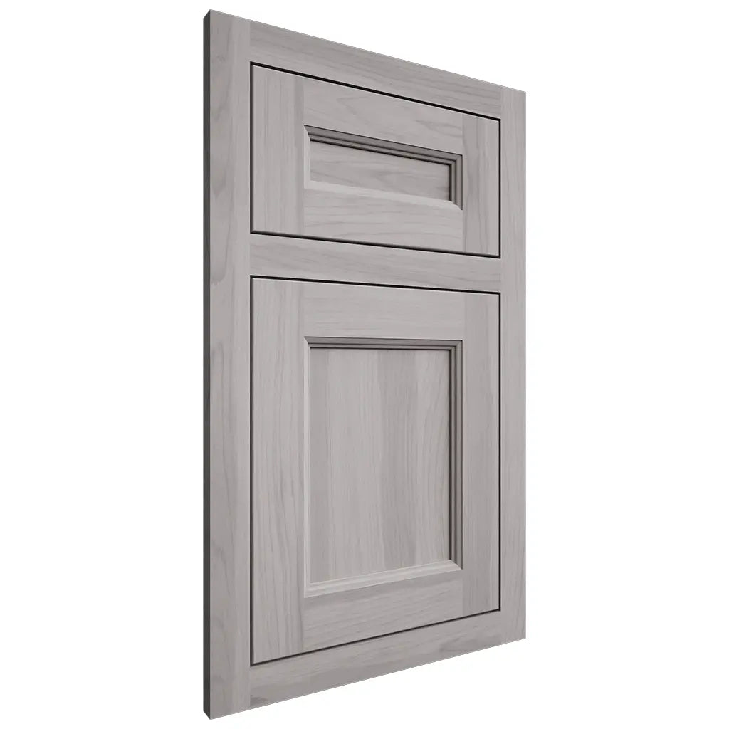 Shiloh Cabinetry Flush Inset Ward Hickory Plain Cut Stratus Door