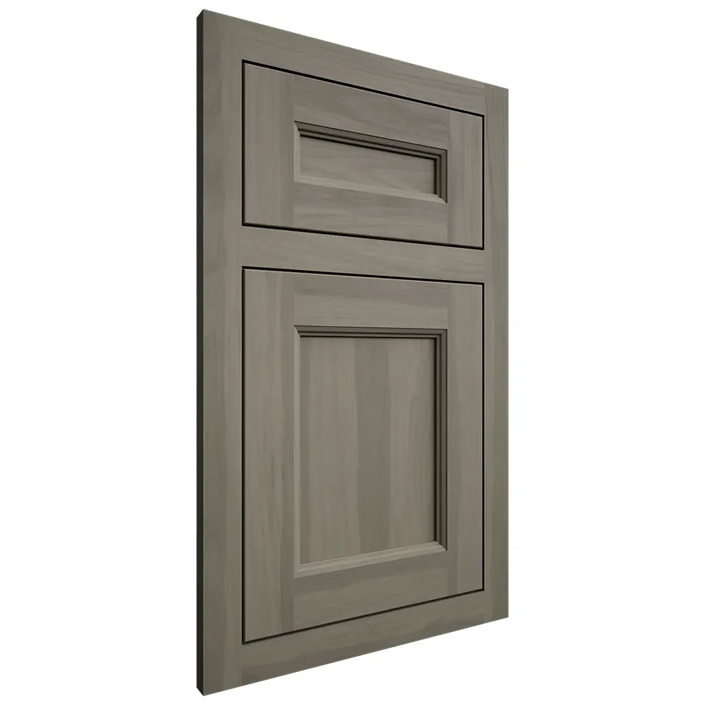 Shiloh Cabinetry Flush Inset Ward Hickory Plain Cut Thyme Door