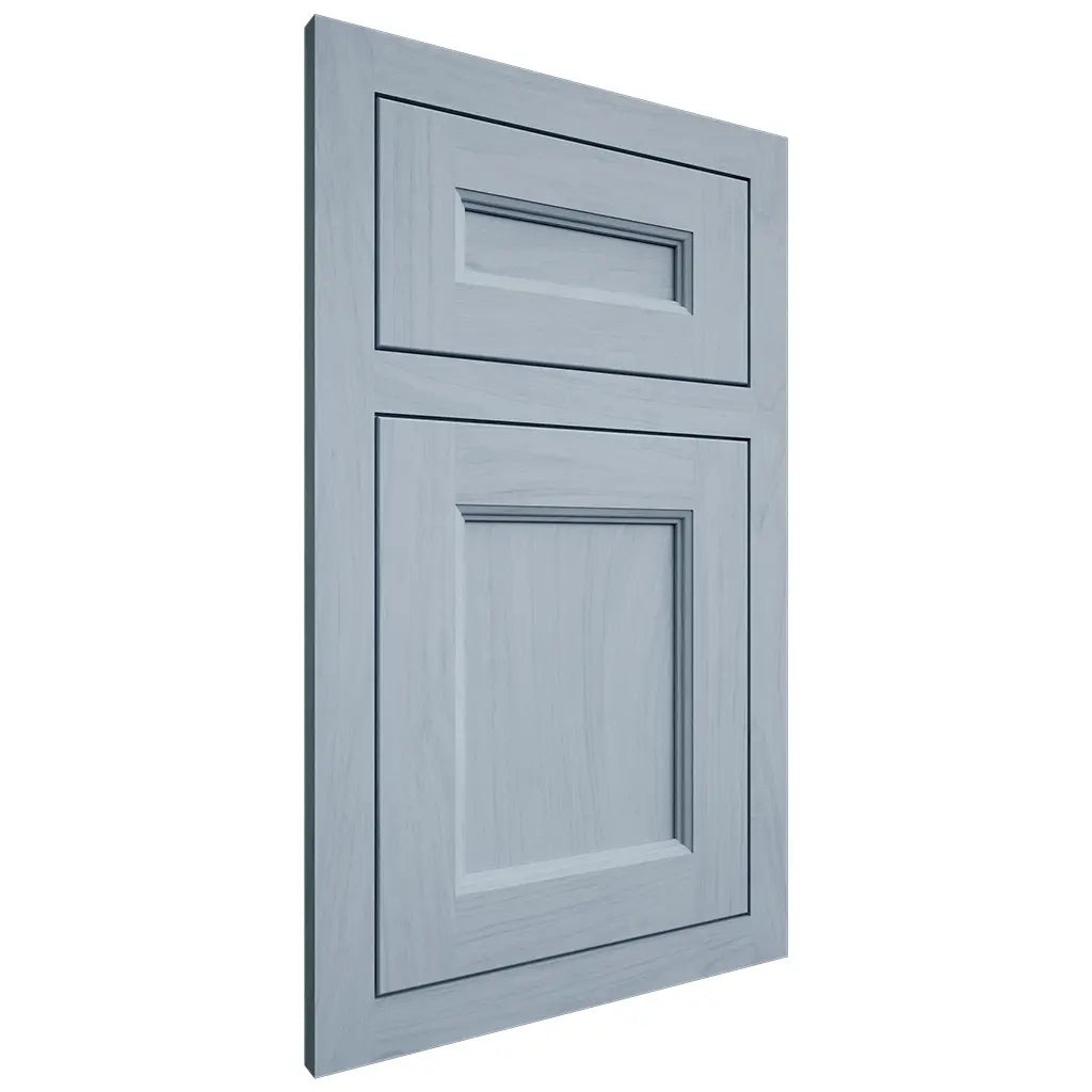 Shiloh Cabinetry Flush Inset Ward Poplar Plain Cut Sky Door