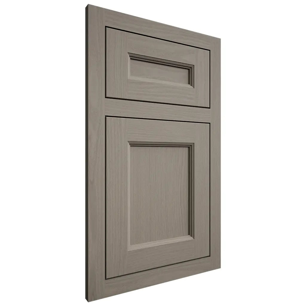 Shiloh Cabinetry Flush Inset Ward White Oak Plain Cut Thyme Door